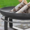 CookKing Feuerschale Viking 80 schwarz Stahl B/H/T: ca. 80x36x80 cm
