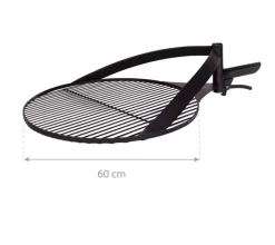 CookKing Grillrost Bandito & Monta schwarz Stahl B/T: ca. 60x60 cm