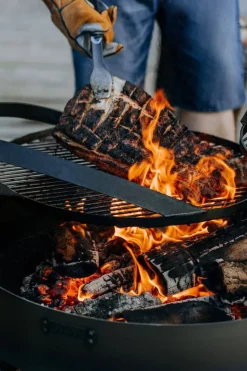CookKing Grillrost Bandito & Monta schwarz Stahl B/T: ca. 60x60 cm