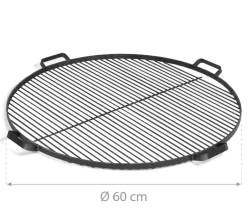 CookKing Grillrost 60 schwarz Stahl B/T: ca. 60x60 cm