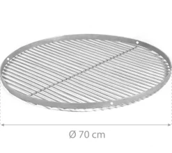 CookKing Grillrost 70 silber Edelstahl B/T: ca. 70x70 cm