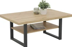 Couchtisch Anton Eiche Artisan Nachbildung B/H/T: ca. 105x45x69 cm