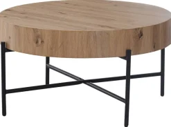 Couchtisch Antonia Eiche Artisan Nachbildung H/D: ca. 42x80 cm