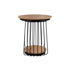 Couchtisch Arkali, 2er-Set Eiche Artisan Nachbildung H/D: ca. 50x50 cm