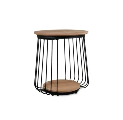 Couchtisch Arkali, 2er-Set Eiche Artisan Nachbildung H/D: ca. 50x50 cm
