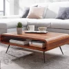 Couchtisch braun B/H/T: ca. 55x30x90 cm