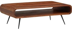 Couchtisch braun B/H/T: ca. 55x30x90 cm