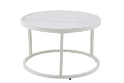Couchtisch Ille beige Marmoroptik B/H: ca. 80x41 cm