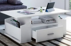 Couchtisch Junata weiß B/H/T: ca. 110x44x52 cm