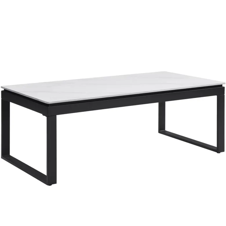 Couchtisch Klara weiß Marmor Optik B/H/T: ca. 120x45x60 cm