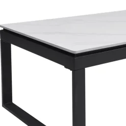 Couchtisch Klara weiß Marmor Optik B/H/T: ca. 120x45x60 cm