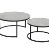 Couchtisch Luis grau Marmor dunkel Hochglanz Optik