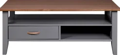 Couchtisch LUZERNA grau lackiert B/H/T: ca. 115x45x60 cm