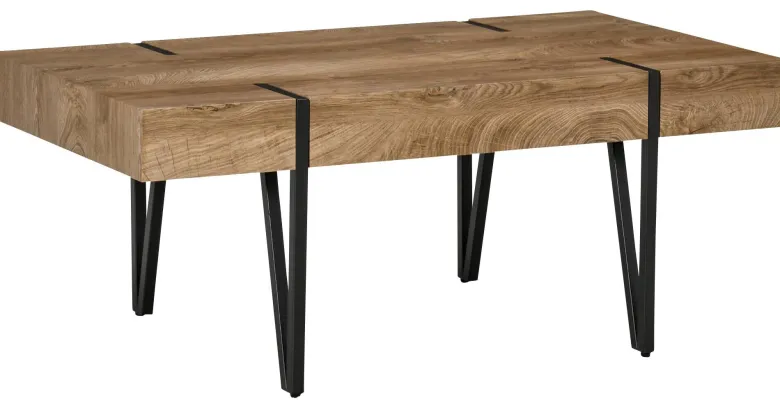 Couchtisch natur Optik B/H/T: ca. 105x42x60 cm