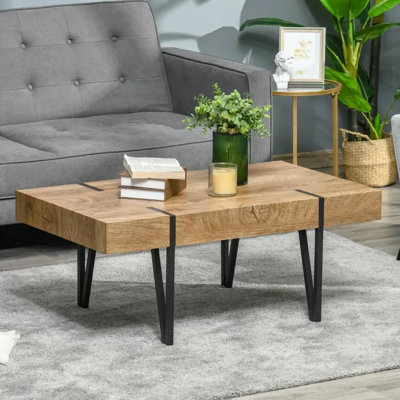 Couchtisch natur Optik B/H/T: ca. 105x42x60 cm