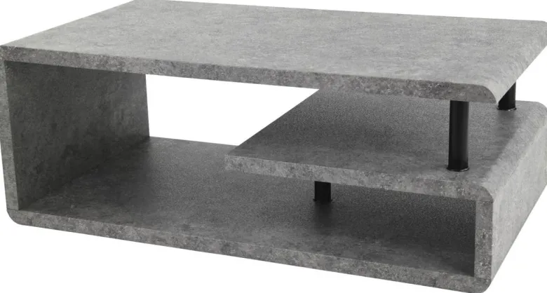 Couchtisch Pico Stone Optik B/H/T: ca. 110x42x60 cm