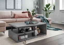 Couchtisch Pico Stone Optik B/H/T: ca. 110x42x60 cm