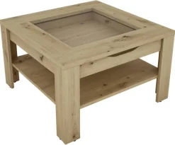Couchtisch RALPH Eiche Artisan Nachbildung B/H/T: ca. 67x43x67 cm