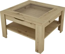 Couchtisch RALPH Eiche Artisan Nachbildung B/H/T: ca. 67x43x67 cm