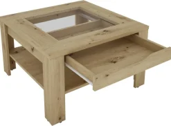 Couchtisch RALPH Eiche Artisan Nachbildung B/H/T: ca. 67x43x67 cm