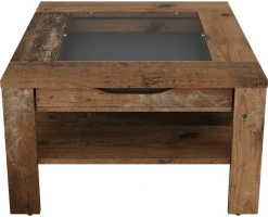 Couchtisch RALPH Eiche Old Wood Nachbildung B/H/T: ca. 67x43x67 cm