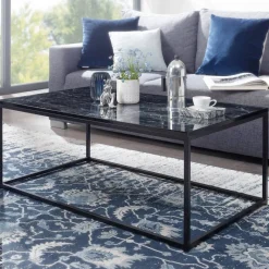 Couchtisch schwarz B/H/T: ca. 60x40x100 cm