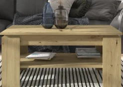 Couchtisch Titan Eiche Artisan Nachbildung B/H/T: ca. 100x45x60 cm