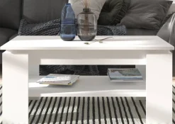 Couchtisch Titan weiß B/H/T: ca. 100x45x60 cm
