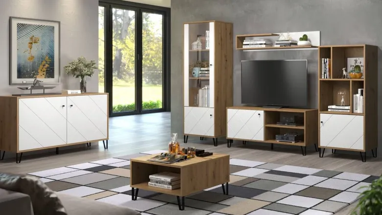 Couchtisch Touch Eiche Artisan Nachbildung B/H/T: ca. 60x37x60 cm