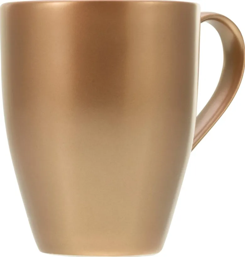 CreaTable Kaffeebecherset Golden Days gold Steinzeug 2 tlg.