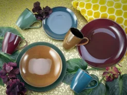 CreaTable Kombiservice Marrakesch multicolor Steinzeug 16 tlg.