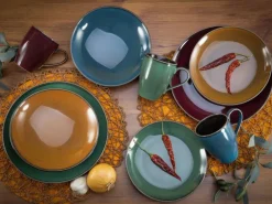 CreaTable Kombiservice Marrakesch multicolor Steinzeug 16 tlg.
