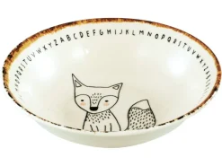 CreaTable Mehrzweckschalen Freunde des Waldes braun Steinzeug D: ca. 18,6 cm
