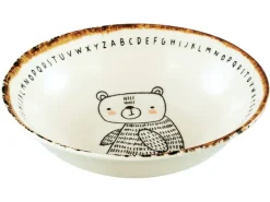 CreaTable Mehrzweckschalen Freunde des Waldes braun Steinzeug D: ca. 18,6 cm