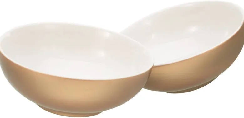 CreaTable Müslischalenset Golden Days gold Steinzeug
