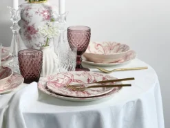 CreaTable Tafelservice Venecia rot Steingut 18 tlg.