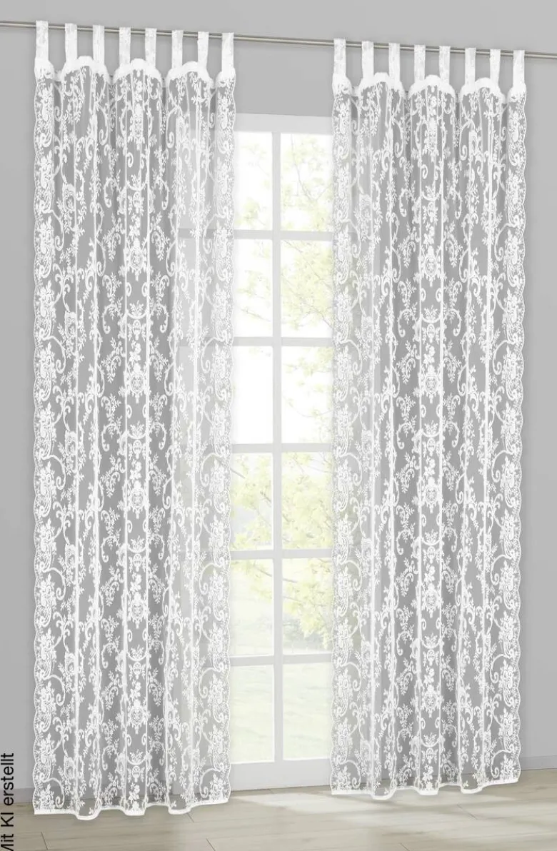 creative lifestyle Kombivorhang Angi weiß B/L: ca. 140x245 cm