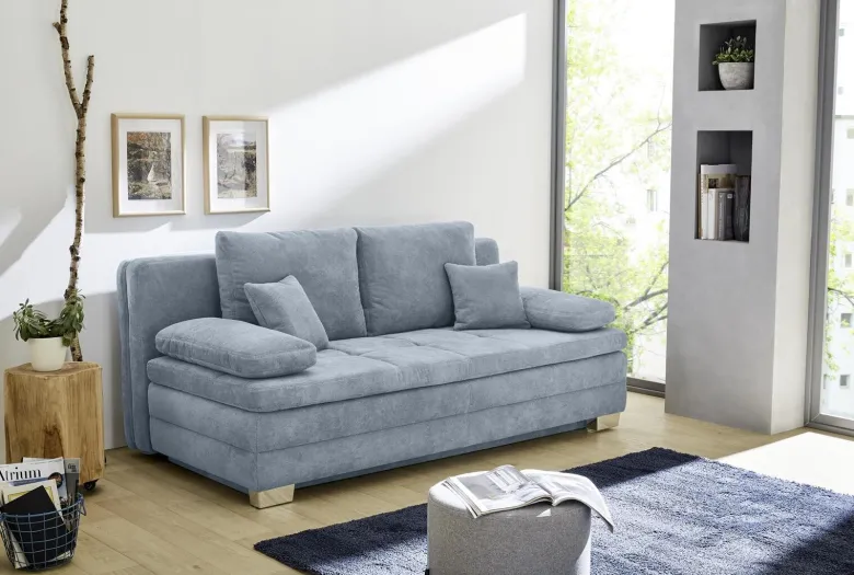 Dauerschlafsofa aqua Polyester B/H/T: ca. 203x85x106 cm