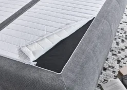 Dauerschlafsofa Lenon grau Microfaser B/H/T: ca. 207x94x90 cm