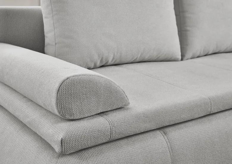 Dauerschlafsofa Lenon natur Microfaser B/H/T: ca. 207x94x90 cm
