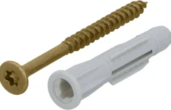 Dübel und Schrauben 140 tlg.