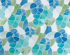 d-c-fix Dekofolie Ornamentglas blau türkis B/L: ca. 45x200 cm