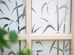 d-c-fix Fensterfolie Bamboo weiß transparent B/L: ca. 45x150 cm
