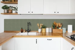 d-c-fix Wandfliese selbstklebend olive B/L: ca. 15,25x15,25 cm
