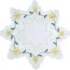 Deckchen sortiert Polyester D: ca. 40 cm