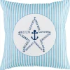 Dekokissen blau Polyester B/L: ca. 45x45 cm