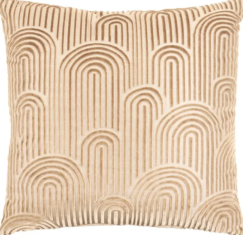 Dekokissen Bogen beige Polyester B/L: ca. 45x45 cm