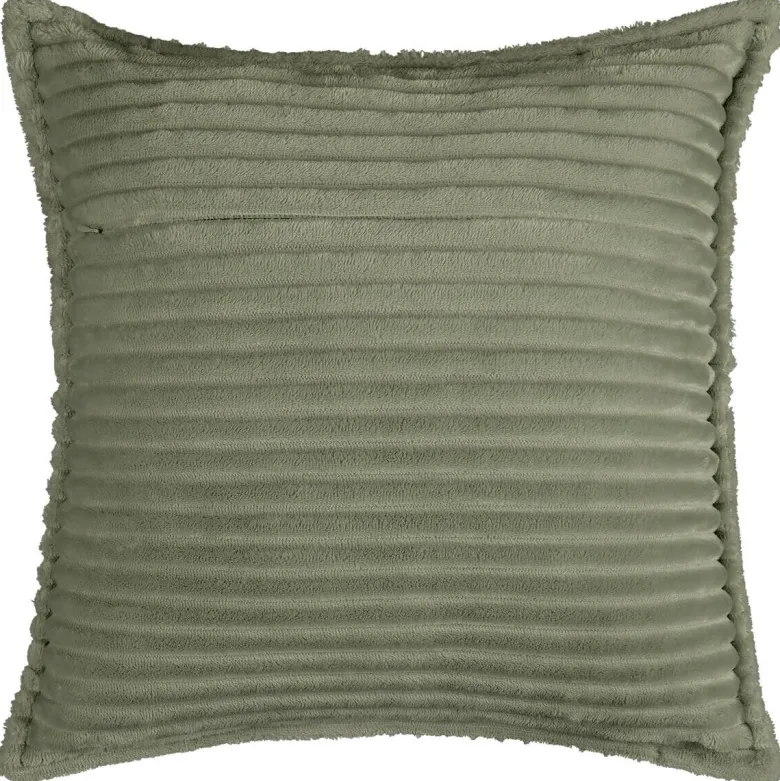 Dekokissen Cord grün Polyester B/L: ca. 45x45 cm