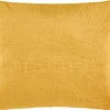 Dekokissen Croco curry Polyester B/L: ca. 45x45 cm