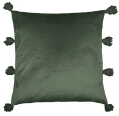 Dekokissen dunkelgrün Polyester B/L: ca. 45x45 cm